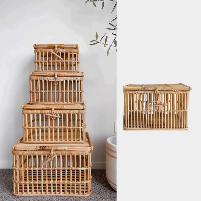 Canasto Rattan Natural