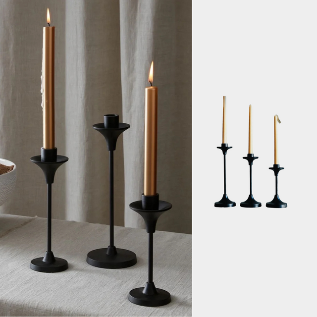 Set de 3 candelabros