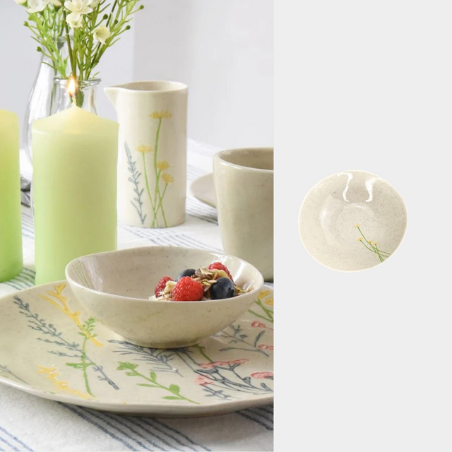 Juego de vajilla Botánico