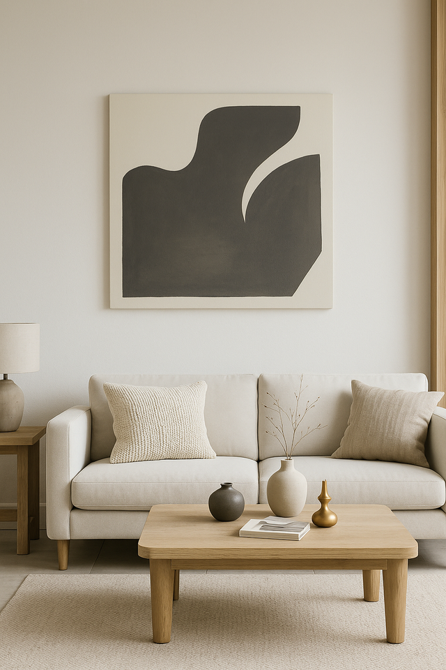 Cuadro Grey Wave