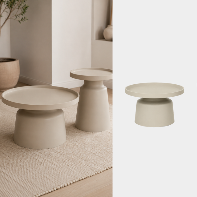 Mesa Élara - Mesa de centro madera living moderno