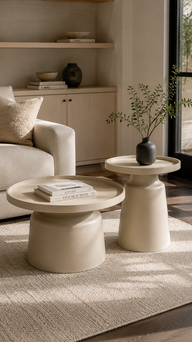 Mesa Élora - Diseño minimalista mesa de centro salón