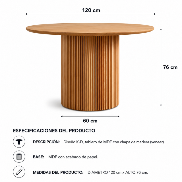 Mesa Comedor Kairo - vista 3