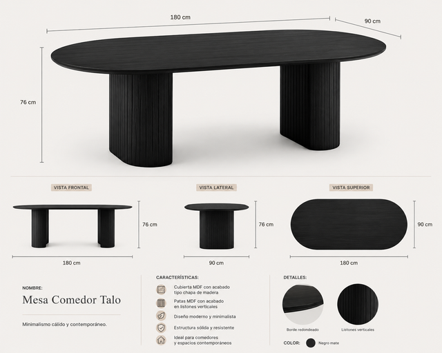Mesa de comedor Talo