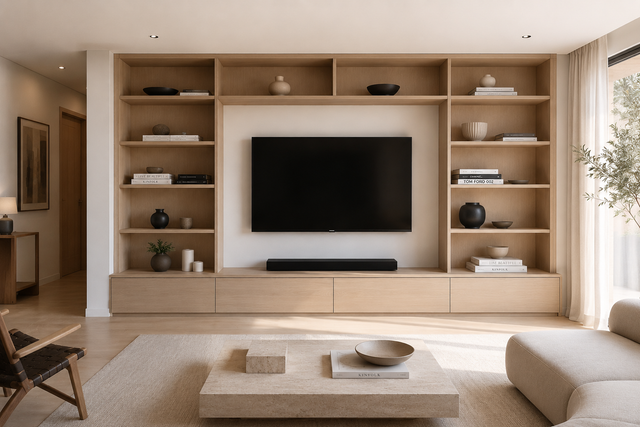 Mueble TV Horizonte - Diseño contemporáneo ideal para living y dormitorio