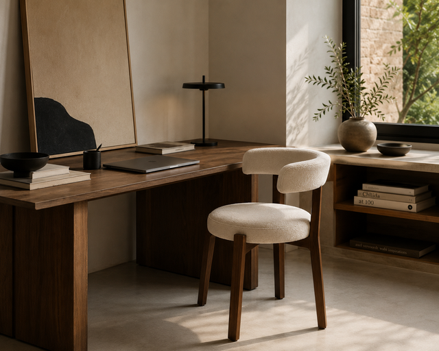 Silla de comedor Arco en ambiente de escritorio